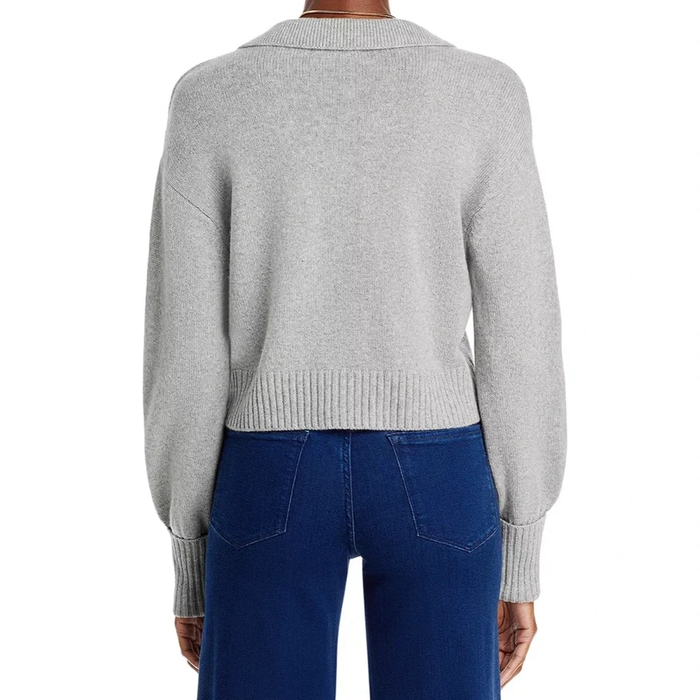 Paige Maxie Sweater - Heather Grey Cashmere - Picture 2 of 16